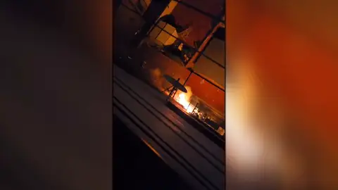 Incendio en Barcelona Incendio en Barcelona