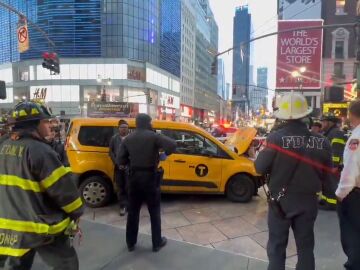 Atropello taxi en Nueva York