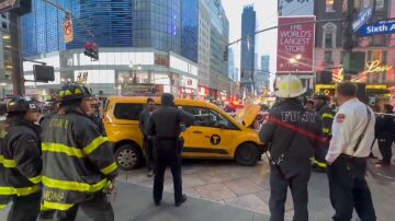 Atropello taxi en Nueva York