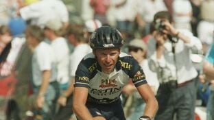 Pascal Herv&eacute;, en el Tour Dupont de 1996