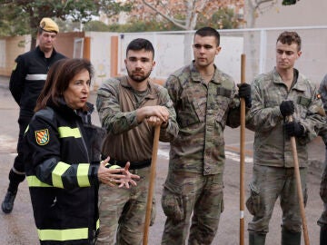 - La ministra de Defensa, Margarita Robles, visita este jueves la localidad de Picanya, Valencia