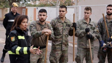 - La ministra de Defensa, Margarita Robles, visita este jueves la localidad de Picanya, Valencia