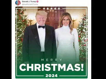 La felicitación navideña de Donald Trump. La felicitación navideña de Donald Trump.