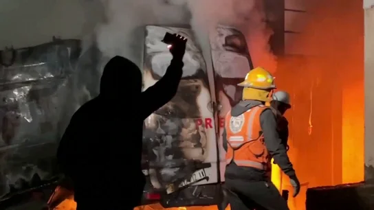 Bombardeo frente a un hospital en Gaza Antena3 Noticias