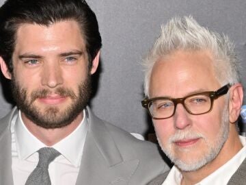 David Corenswet y James Gunn