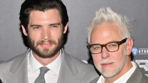 David Corenswet y James Gunn David Corenswet y James Gunn