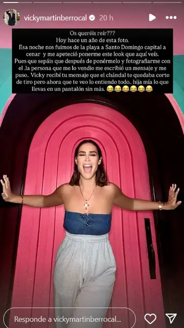Story de Vicky Martín Berrocal Story de Vicky Martín Berrocal