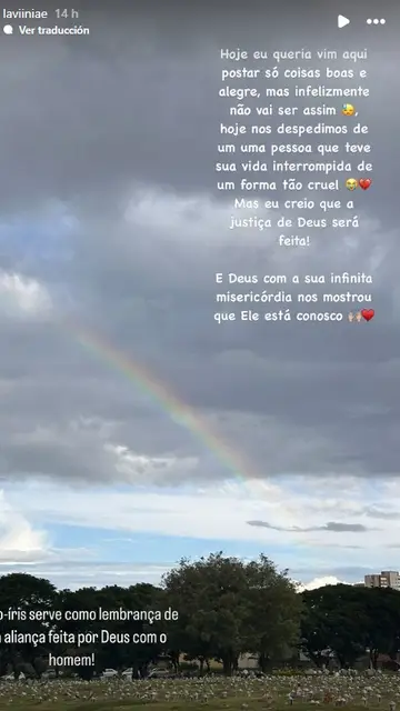 Mensaje de la hermana de Endrick tras el asesinato de su cuñado Mensaje de la hermana de Endrick tras el asesinato de su cuñado