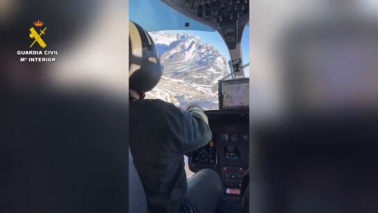 Imagen de las labores de b&uacute;squeda del monta&ntilde;ero