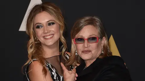 Billie Lourd y Carrie Fisher Billie Lourd y Carrie Fisher