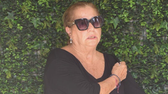 Mayte Zald&iacute;var en la despedida a Juli&aacute;n Mu&ntilde;oz