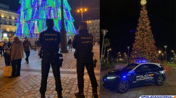 Imagen de archivo de la Policía en Navidad.