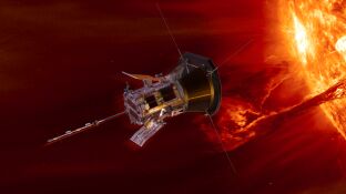 Imagen de la sonda solar Parker.