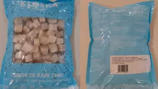 Cubos de rape chino Cubos de rape chino