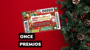 Premios del Cup&oacute;n Extra de Navidad ONCE 2025