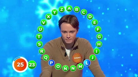 ¡Menudo final! Manu coge carrerilla y se lanza a por el Bote en sus últimos segundos en El Rosco ¡Menudo final! Manu coge carrerilla y se lanza a por el Bote en sus últimos segundos en El Rosco