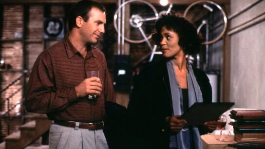 Kevin Costner y Whitney Houston