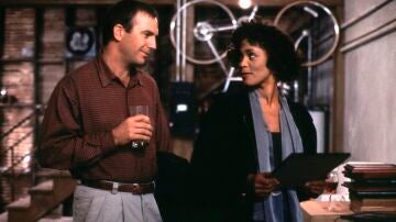 Kevin Costner y Whitney Houston