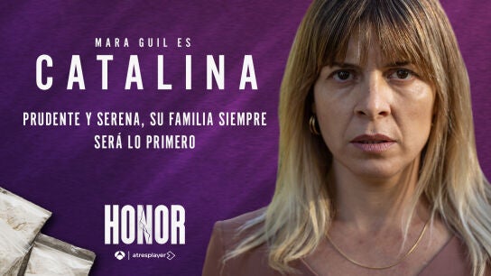 Mara Guil es Catalina, la mujer del peligroso Vicente Aguilar en Honor