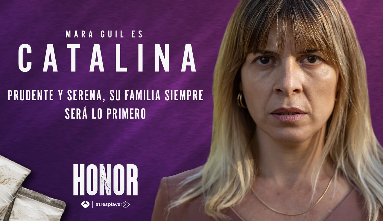Mara Guil es Catalina, la mujer del peligroso Vicente Aguilar en Honor