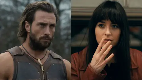 Aaron Taylor-Johnson y Dakota Johnson, protagonistas de Kraven y Madame Web respectivamente Aaron Taylor-Johnson y Dakota Johnson, protagonistas de Kraven y Madame Web respectivamente