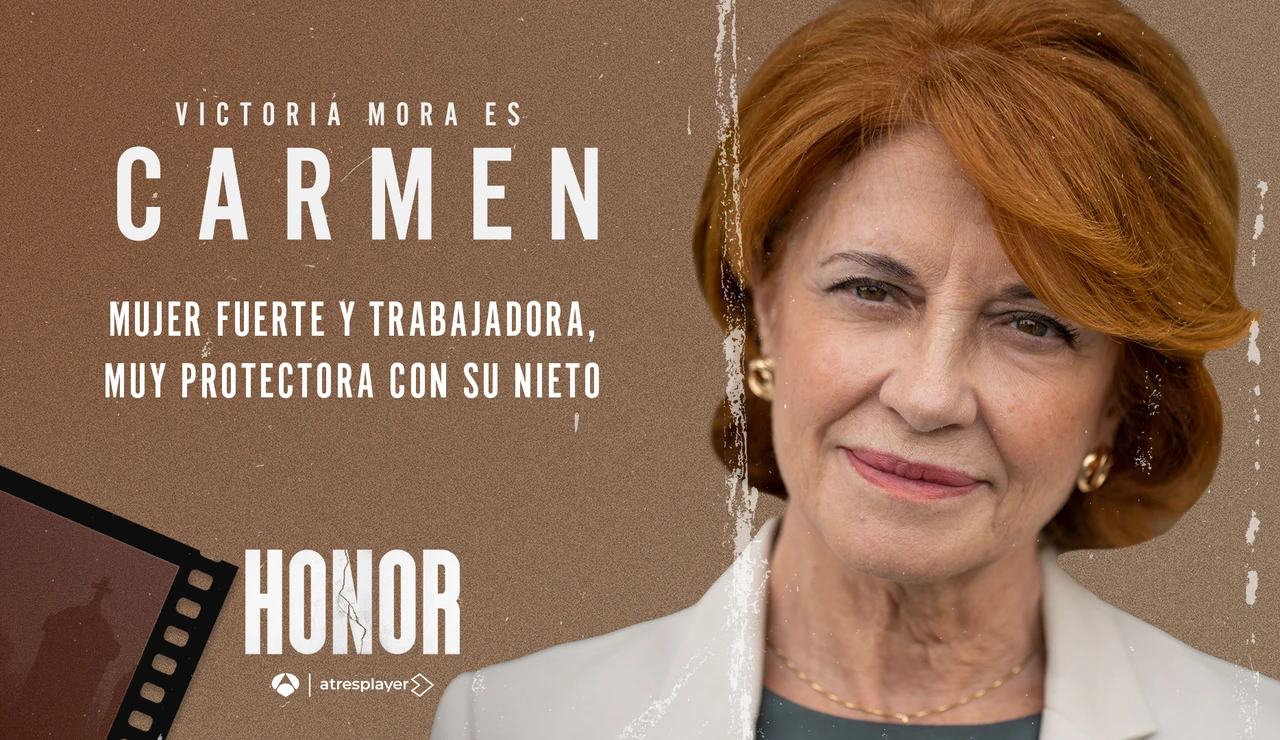 Victoria Mora es Carmen, la abuela de Álex en Honor