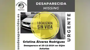 Cristina, la joven de Gijón que desapareció el día de Navidad Cristina, la joven de Gijón que desapareció el día de Navidad