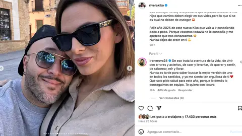 La reacción de Irene Rosales a la carta más sincera de Kiko Rivera La reacción de Irene Rosales a la carta más sincera de Kiko Rivera