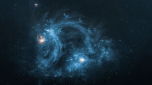 Imagen de archivo de dos galaxias