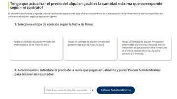 Calcula cuánto te sube el alquiler Calcula cuánto te sube el alquiler