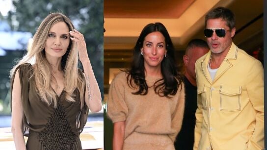 Angelina Jolie, Ines de Ramon y Brad Pitt