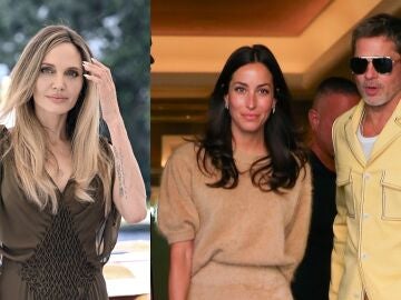 Angelina Jolie, Ines de Ramon y Brad Pitt