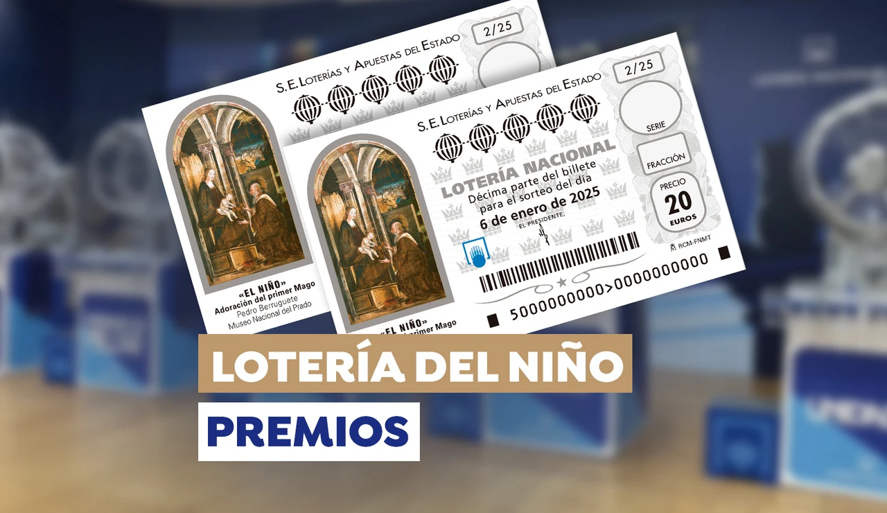Premios Lotería del Niño 2025: Extracciones a las 3 últimas cifras