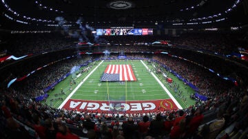 El Caesars Superdome durante la Sugar Bowl