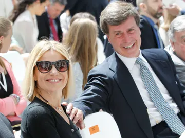 Cayetano y Eugenia Martínez de Irujo en 2015 Cayetano y Eugenia Martínez de Irujo en 2015