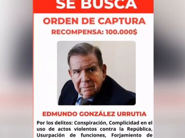 El cartel que hacer Venezuela sobre Edmundo González 