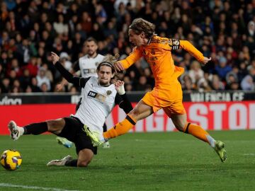 Modric empatando el partido