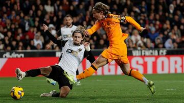 Modric empatando el partido