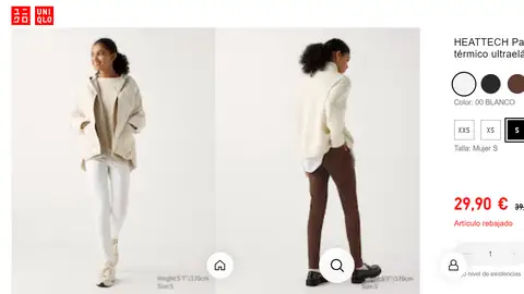 Pantalón pitillo térmico Pantalón pitillo térmico