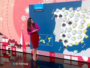 La previsión del tiempo de Mercedes Martín La previsión del tiempo de Mercedes Martín