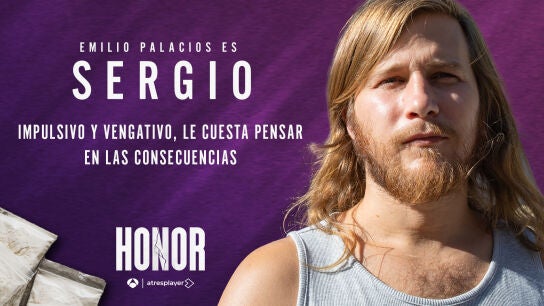 Emilio Palacios es Sergio Aguilar, el hijo mayor de Catalina y Vicente