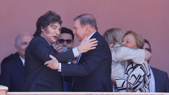 Javier Milei y Edmundo Gonz&aacute;lez