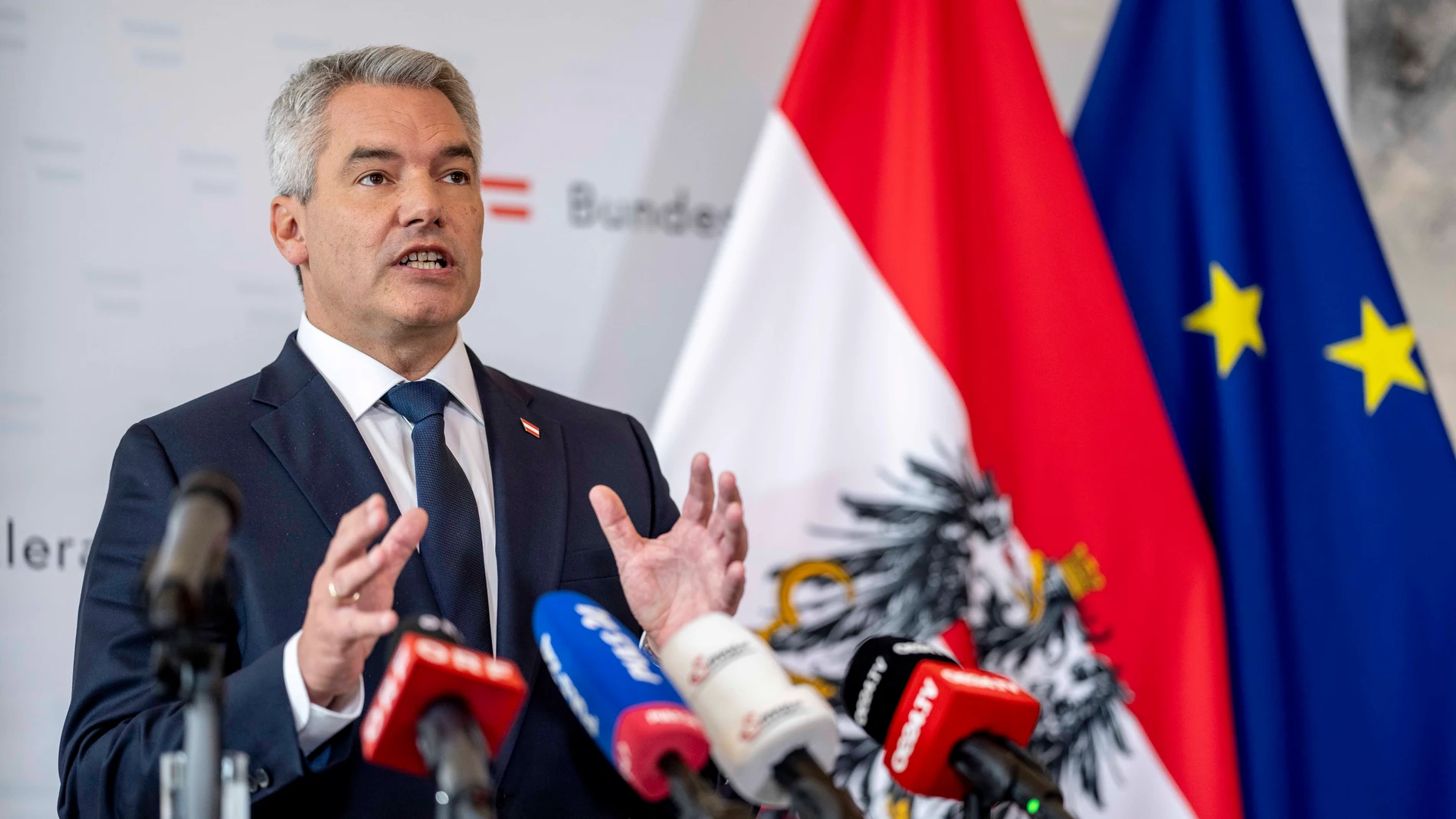 Imagen de archivo de Karl Nehammer. Imagen de archivo de Karl Nehammer.