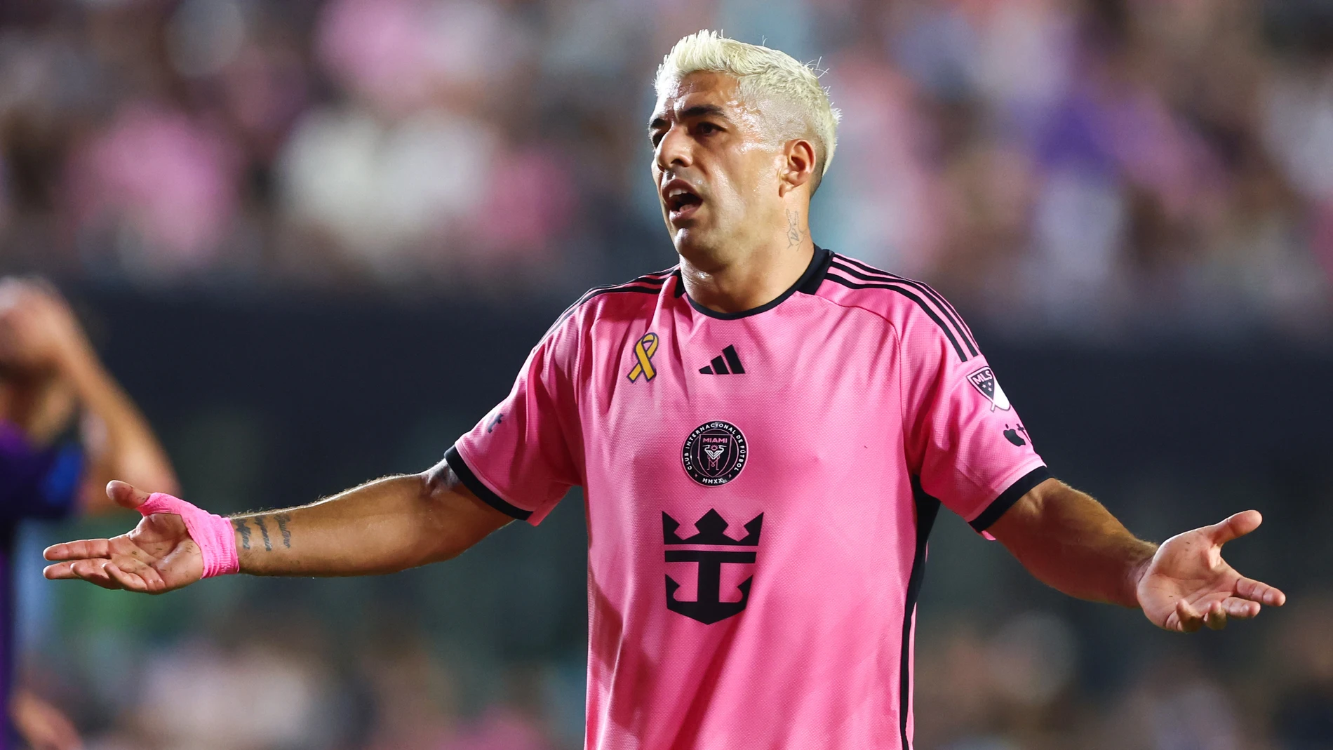 Luis Suárez en un partido con Inter de Miami Luis Suárez en un partido con Inter de Miami