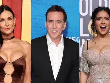 Demi Moore, Nicolas Cage y Salma Hayek Demi Moore, Nicolas Cage y Salma Hayek