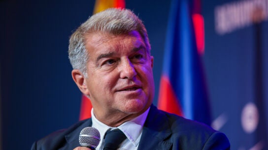 Joan Laporta, presidente del Bar&ccedil;a