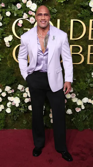 Dwayne Johnson en los Globos de Oro 2025 Dwayne Johnson en los Globos de Oro 2025