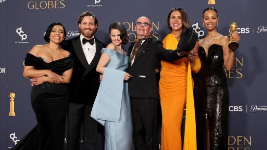 El reparto de Emilia P&eacute;rez en los Globos de Oro 2025