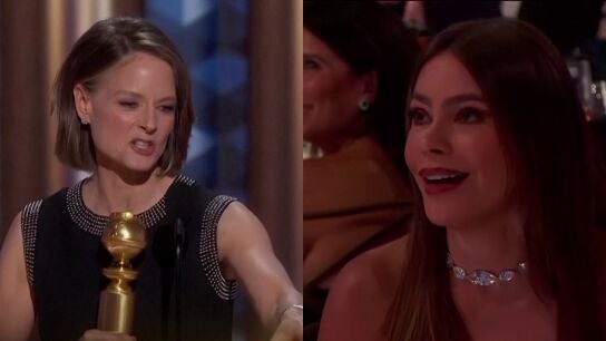 Jodie Foster y Sof&iacute;a Vergara en los Globos de Oro