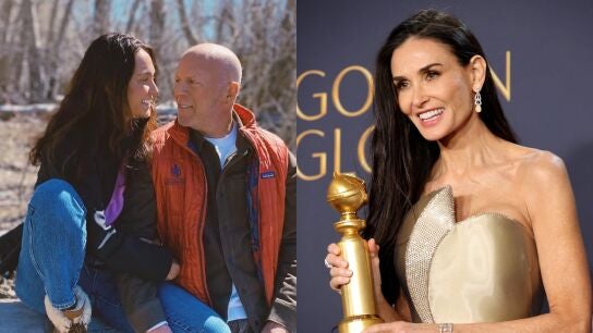 Emma Heming, Bruce Willis y Demi Moore